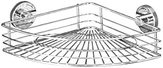 WENKO "Vacuum-Loc Bari" Corner Shelf, Chrome