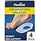 FLEXIFEET© Fersensporn Einlagen Damen und Herren 4 Stk - Fersenkissen Geleinlagen aus 100% ECHTEM SILIKON - Fersenkeil Gelkissen für Schuhe Ferse Gel Schuheinlagen Fersenpolster Gelpads