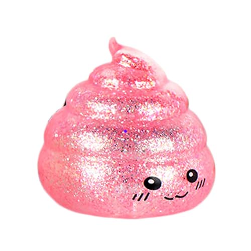 Jouets Squishy Anti Stress- Cadeau Invite Anniversaire Enfant Forme de Caca Squishy Jouet Idéal pour Soulager Le Stress et Se Détendre (E)