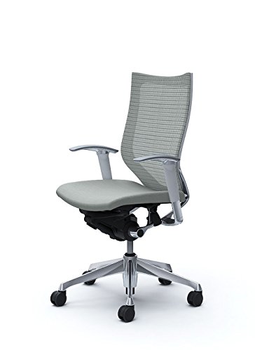 オカムラ 岡村製作所 デスクチェア オフィスチェア バロン ハイバック 可動肘 座クッション ライトグレー CP85BW-FDF3