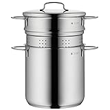 Apto para lavavajillas WMF Mini Olla Pasta, Acero Inoxidable Pulido, 18 cm