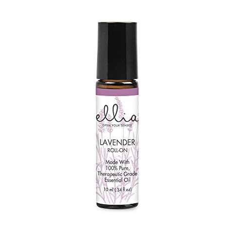 Ellia Lavender Essential Oil Roll-On | 10ml, 100% Pure, Therapeutic Grade Cover