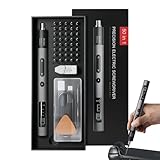 Facilité d'Emploi: Notre set de tournevis électrique possède une poignée confortable qui évite la fatigue de la main, même avec une utilisation étendue, rendant vos projets de réparation extrêmement simples. La prise en main est intuitive et sécurisée, permettant une manipulation facile et précise pour toutes les tâches. Conçu pour un usage quotidien, il assure une expérience utilisateur agréable et sans complications, avec une poignée ergonomique qui favorise le confort pendant de longues pério