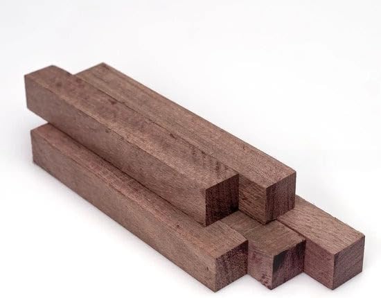 Purpleheart Pen Blanks 24 Pack (3/4" x 3/4" x 4") | Exotic Wood Turning Blanks for Pen Making, Woodturning & DIY Craft Supplies by Exotic Wood Zone