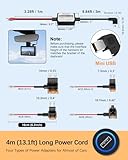 Range Tour Dash Cam Hardwire Kit, Hard Wiring Kit for Car Cam with Mini USB Port 4m Car Charger Power Cord 12V/24V to 5V Charger Cable with 4 Power Fuses Tap Adapters for Dashcam GPS etc - Image 7