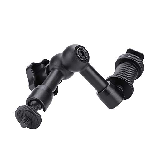 Brazo Mágico de Fricción Ajustable Articulado de 7, Soporte de Cámara para Soporte de Zapata Caliente, Funciona con Cámaras