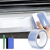 Arespark Car Door Edge Guard Protection Clear Vinyl Wrap Universal Door Sill Guard Anti-Collision Ratch-Resistant Protection Film, Transparent Paint Protection Vinyl Roll with Free Tools(2in x 30ft)