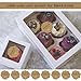 300 Made with Love Stickers1.75 with Gold Foil - for Small Business Owners, Handmade Goods, Bakery, Cookies, Cake Boxes, Bread, Chocolate Boxes, and Other Home Goods