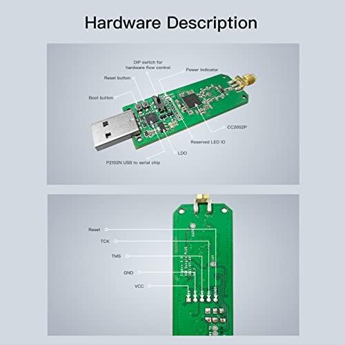 2 pack Sonoff Universal Zigbee 3.0 USB Dongle Plus Gateway with Antenna for Home Assistant, Open HAB etc.