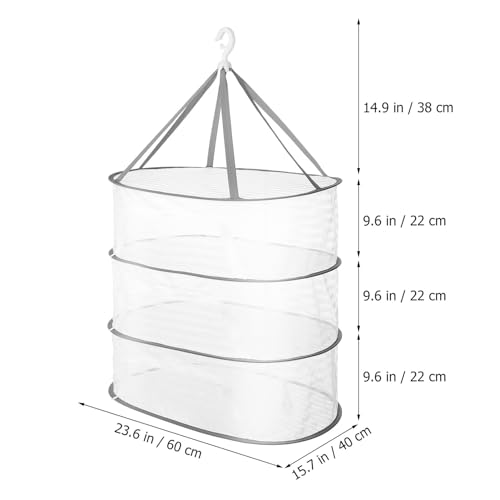 Panier maille suspendu à séchage rapide et bords avec sangle renforcée - 7