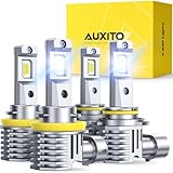 AUXITO H11 9005 LED Bulb, 900% Ultra-Bright, 6500K...