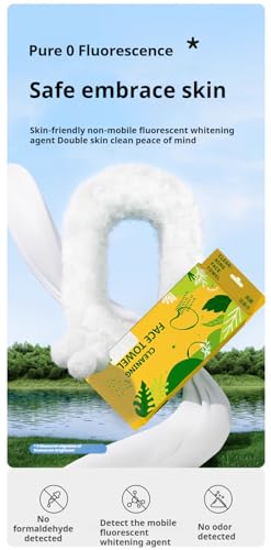 Generic Toalha de rosto descartável, toalha de rosto pendurada para pele sensível, remoção de maquia