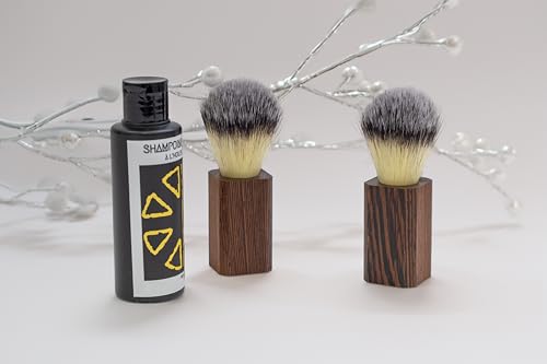 Blaireau ébène wengé poils interchangeable pour un rituel barbier chez soi - 2