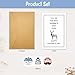Funny Fathers Day Card from Daughter, Son, Wife – Handmade Husband Birthday Card for Dad – Cute Lightweight Greeting for Husband - Unique Fathers Day Gifts for Best Dad Ever (Deer Dad)
