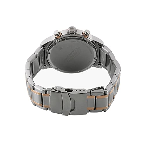 Titan Octane Quartz Chronograph White Dial Stainless Steel Strap Watch for Men-NS90086KM02 - Image 2