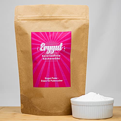 Erythrit Puder 700g von Erygut | kalorienfreier Zucker Ersatz aus Erythritol | Zuckeralternative für Diät und zum Abnehmen geeignet | Erithrit Light