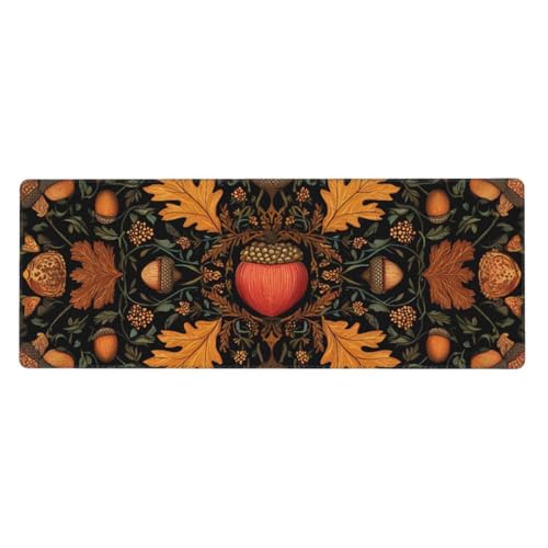Tapis de souris de jeu d'automne XXL pour éviter les glissements de bureau