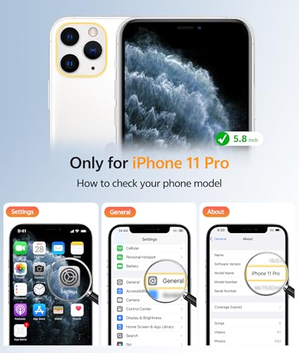 Image of FNTCASE for iPhone 11 Pro Case: [Compatible with Magsafe] Translucent Matte Magnetic Phone Cover - Military Grade Drop Protection Shockproof Protective for iPhone 11Pro 2019 Cases - Light Blue