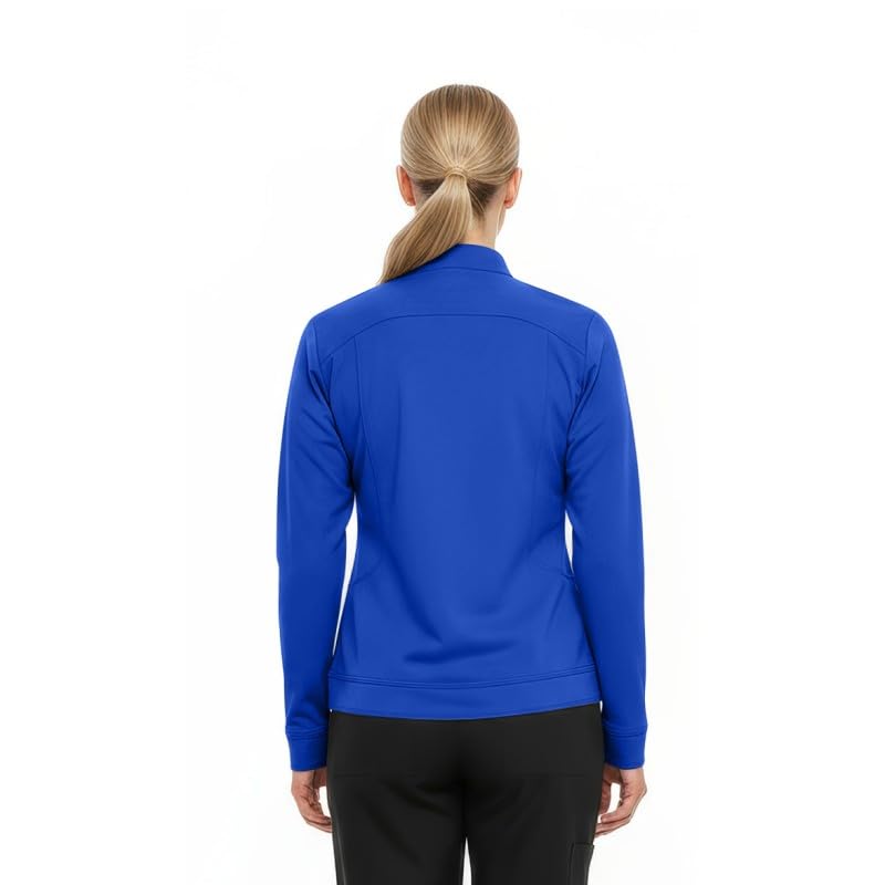 Natural Uniforms Women's Ultra Soft Front Zip Warm-Up Scrub Jacket