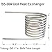 QUELECO Stainless Steel Heating Coil Heat Exchanger - 1