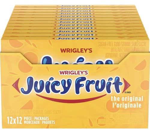 Juicy Fruit Sugar-Free Gum, The Original, 12 Count Mixies (Juicy Fruit Sugar-Free Gum, The Original, 12 Count)