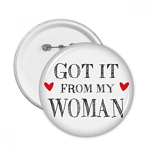 Cadeau Valentine Pins badge bouton romantique pour surprendre votre compagnon
