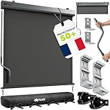 store exterieur vertical balcon Utilisation polyvalente : notre store loft convainc non seulement par sa fonctionnalité, mais aussi par son design attrayant. Il s'intègre parfaitement dans différents environnements tels que le balcon, la terrasse sur le toit, le jardin ou la fenêtre de bureau et apporte une touche visuelle. Profitez pleinement de l'été et embellissez votre extérieur avec notre store vertical de qualité supérieure et élégant.