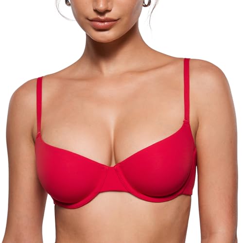 Image of INLYRIC Women's Unlined Balconette Bra Demi Underwire