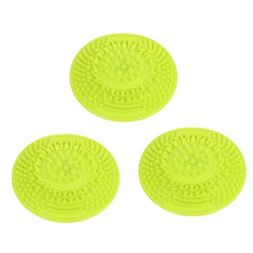 NOLITOY 3 Almohadillas Limpiadoras De Silicona Para Brochas De Maquillaje Limpiador De Cosméticos Fácil De Transportar Accesorio De Belleza
