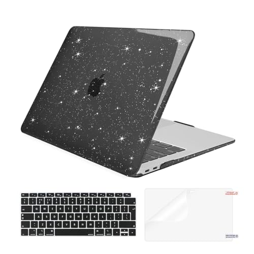 Coque MacBook Air 13 M1 protection rigide noire avec couvre-clavier