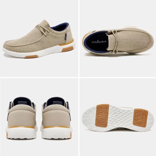 OrthoComfoot Men's Orthopedic Slip-On Loafers Walking Shoes: Comfortable Arch Support Shoes for Plantar Fasciitis Relief, Flat Feet Casual Work Orthotic Loafers for Foot and Heel Pain2