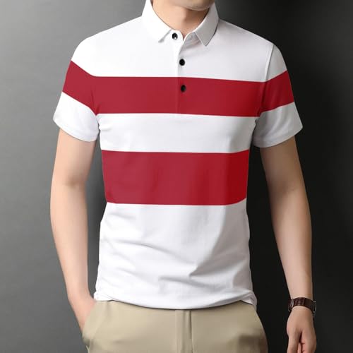 Image of Nobel Monk Men's Regular Fit Polo T Shirt |Half Sleeves |Collar Tshirts |Casual T-Shirt for Men