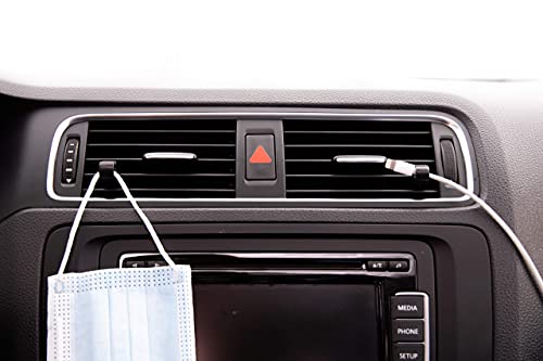 Soporte de cable para coche VentHook soluciona el desorden de cables USB en salpicaderos 2