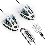 Ultravioleta Ozone doble esterilización zapatos ultravioleta/UV foco de luz de desinfectantes secador lámpara desodorizante esterilizador con interruptor de repuesto para Boot/Shoe Sanitizer Mills