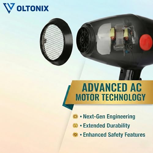Image of Hair Dryer 2000W Professional for Women & Men - Hot & Cold Air Blow Dryer with 3 Heat & 2 Speed Settings, Salon Styling Dryer with Concentrator Nozzle, Fast Dry Lightweight Hair Dryer