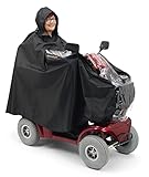 Staveley Mobility Scooter Cape | Unisex Waterproof Rain Poncho Cover for Electric Scooters and Wheelchair Users – Lightweight, Compact, Foldable (XL Cape)