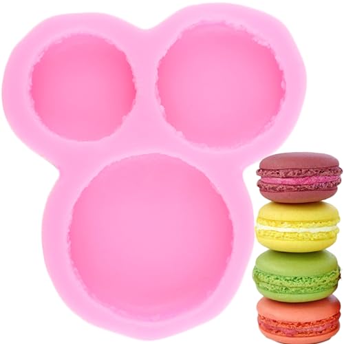 XMOLDNMS Macaroon Silicone Fondant Moulds for Cake Decorating Cupcake Topper Chocolate Gum Paste Candy Polymer Clay