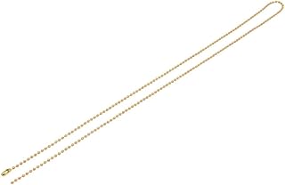 New Lon0167 2.4mm Dia Featured Copper Beaded Connector reliable efficacy Ball Key Chain Gold Tone 70cm Length(id:826 18 b9 2b5)