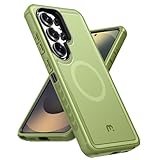 M MYBAT PRO for Samsung Galaxy S26 Ultra Case,Magnetic Cover with Drop-Tested Armor,Heavy Duty Protection Case for Galaxy S26 Ultra,Shockproof Cover|Supports Wireless Charging Army Green