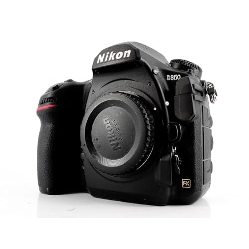 Nikon D850 Vollformat Digital SLR Kamera (45,4 MP, 4K UHD Video incl. Zeitlupenfunktion, EXPEED 6-Prozessor, 3,2 Zoll/8 cm neigbarer Touch-Monitor mit 2,4 Mill. Bildpunkten, WiFi und NFC, SnapBridge)