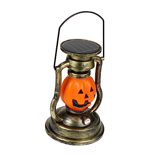 Lampe solaire citrouille pour un jardin Halloween rétro et chaleureux