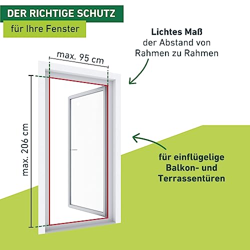 Fliegengittertür Windhager Insektenschutz Spannrahmen-Tür