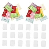 HAMPPLIES 70 Piezas Toallas Desechables Comprimidas Caja Portátil Extra Gruesas y Toallas Faciales Multiusos para Viaje Camping Senderismo y Limpieza Rápida