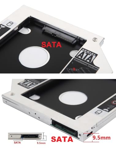 Caddy para 2do HDD SSD con Bezel para Lenovo Ideapad miniatura 6
