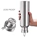 Gteller Stainless Steel Vacuum Insulated Water Bottle 34/25/20/17/12oz 18/8 for Hot and Cold Drinks, Double Walled, Leak Proof (Silver(12oz))