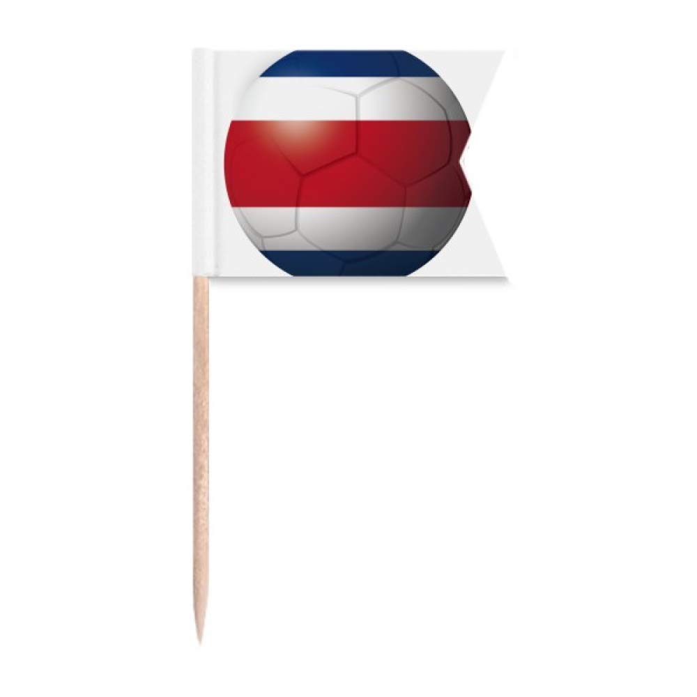 Gâteau Coupe du Monde de Football décoré avec drapeau Costa Rica DIYlab