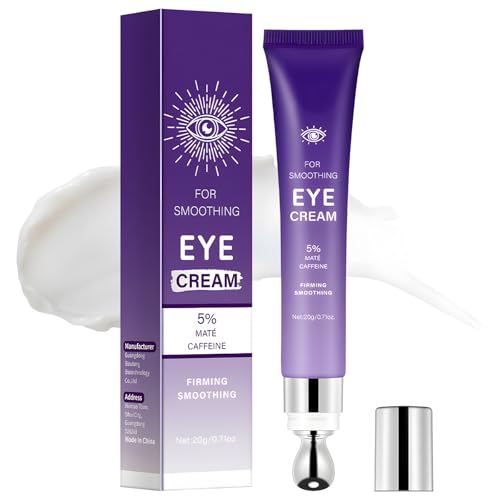 20 G Creme Anti Cerne Et Poche Avec Roll-On Pour Les Yeux, Anti-âge Et Raffermissant Creme Yeux,...
