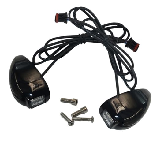 Clignotants moto LED Road Glide FLTRX clignotant avant blanc ambre alliage noir TS020A-BK