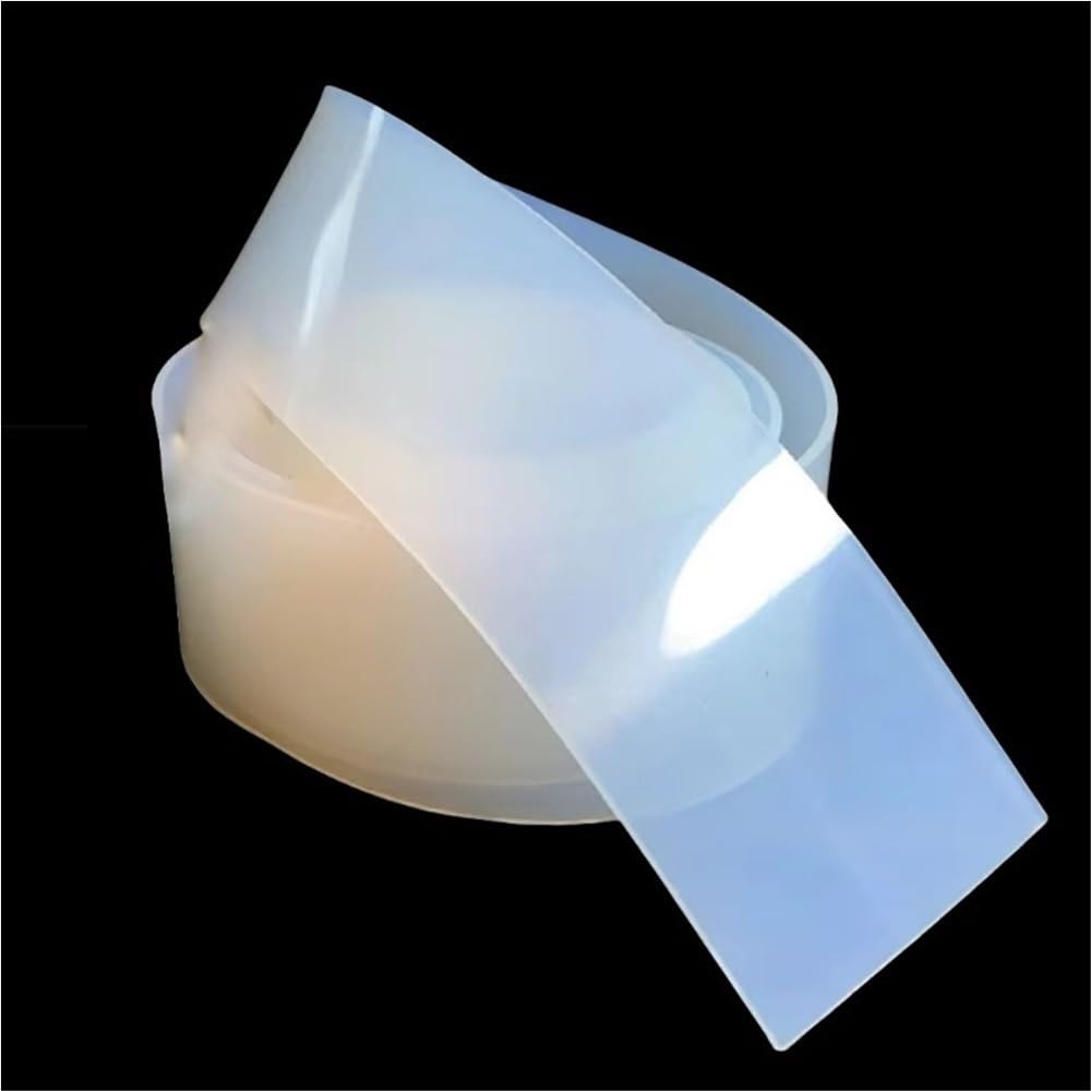 Junta de tira de sellado de silicona cuadrada transparente for proyectos de bricolaje, 1 pieza(20mmx1mmx3.0m)