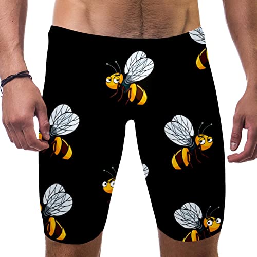 Maillot de bain long pour homme multicolore à motif abeilles XL